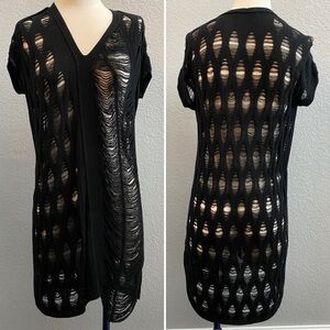 McQ by Alexander McQueen Black Knit Dress